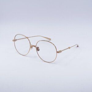 Valentino V-STUD-III VLX-136C Eyeglasses Rose Gold 56mm Round Frame